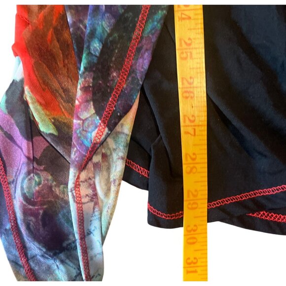 Joseph Ribkoff Vintage Y2K Patchwork Mesh Tunic Top Sheer Sz 6 Boho Lagenlook - Picture 4 of 5